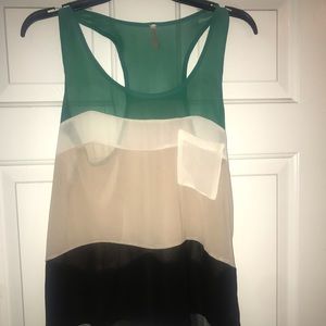 Flowy multi color blouse